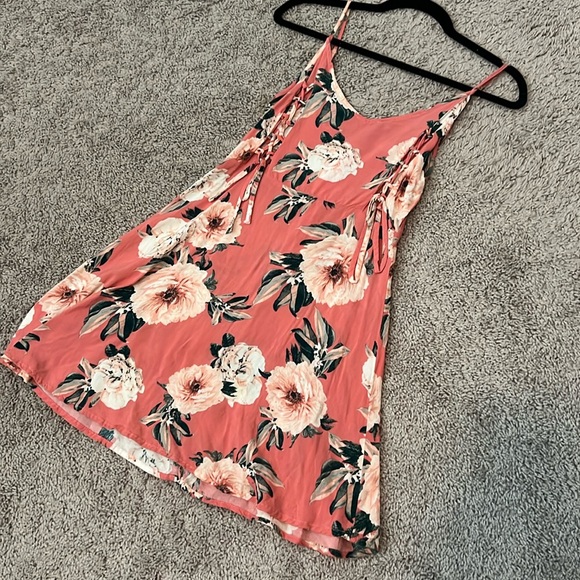 Floral Pink Summer Dress - Picture 1 of 4